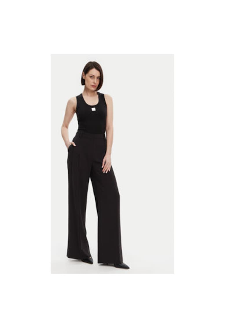 Tricou dama -  305170897 - Viscoza/Bumbac/Elastan - Negru