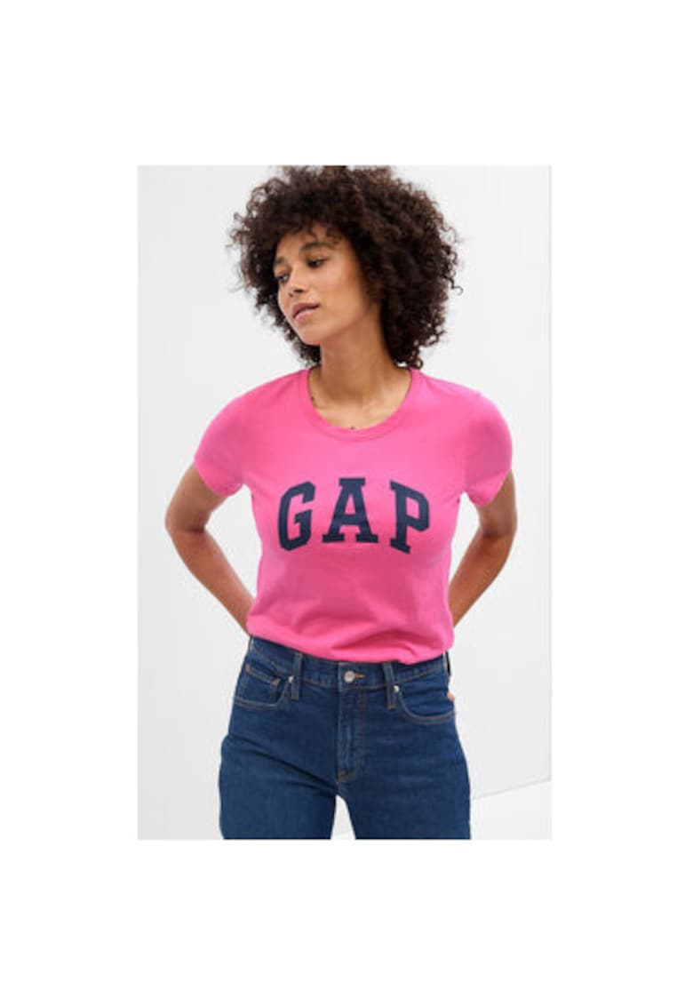 Tricou dama -  303615352 - Bumbac - Roz