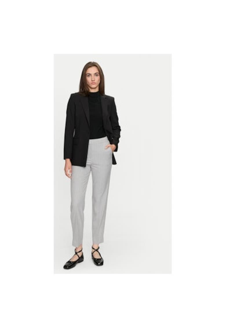 Pantaloni dama -  304171338 - Poliester/Viscoza - Gri