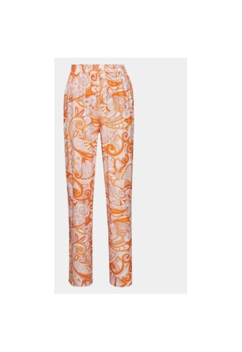 Pantaloni dama -  303700645 - Viscoza - Portocaliu