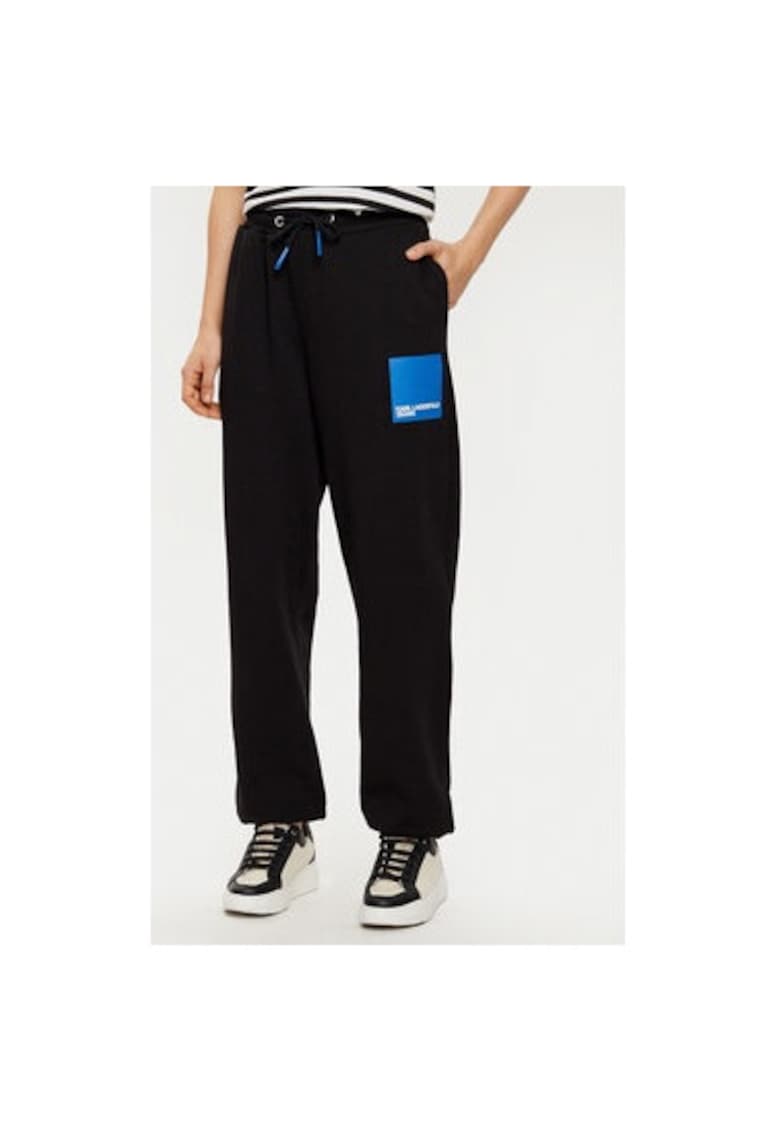 Pantaloni dama -  304582691 - Bumbac organic - Negru