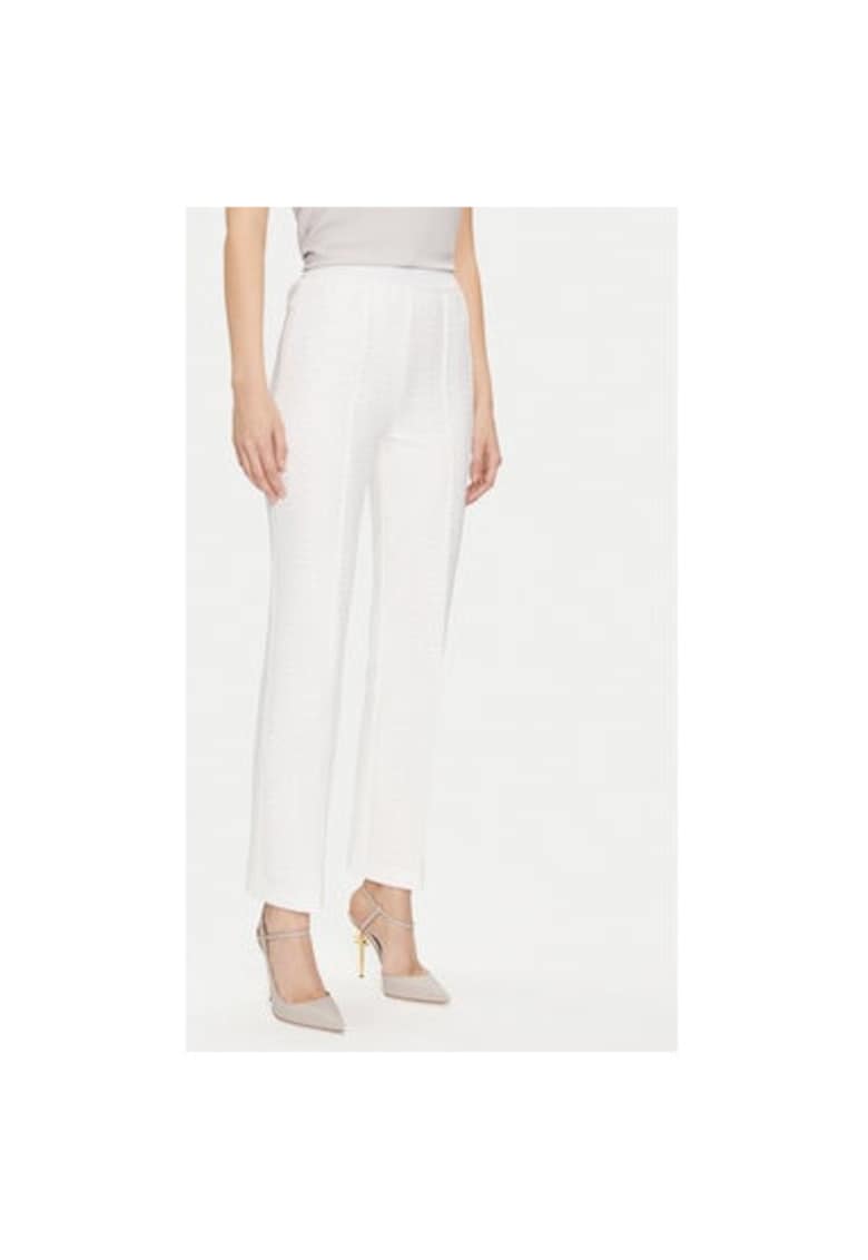 Pantaloni dama - 303698553 - Bumbac - Alb Pantaloni dama - 303698553 - Bumbac - Alb