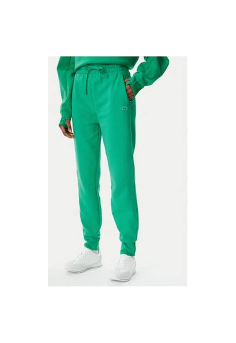 Pantaloni dama - 304994432 - Bumbac/Poliester - Verde