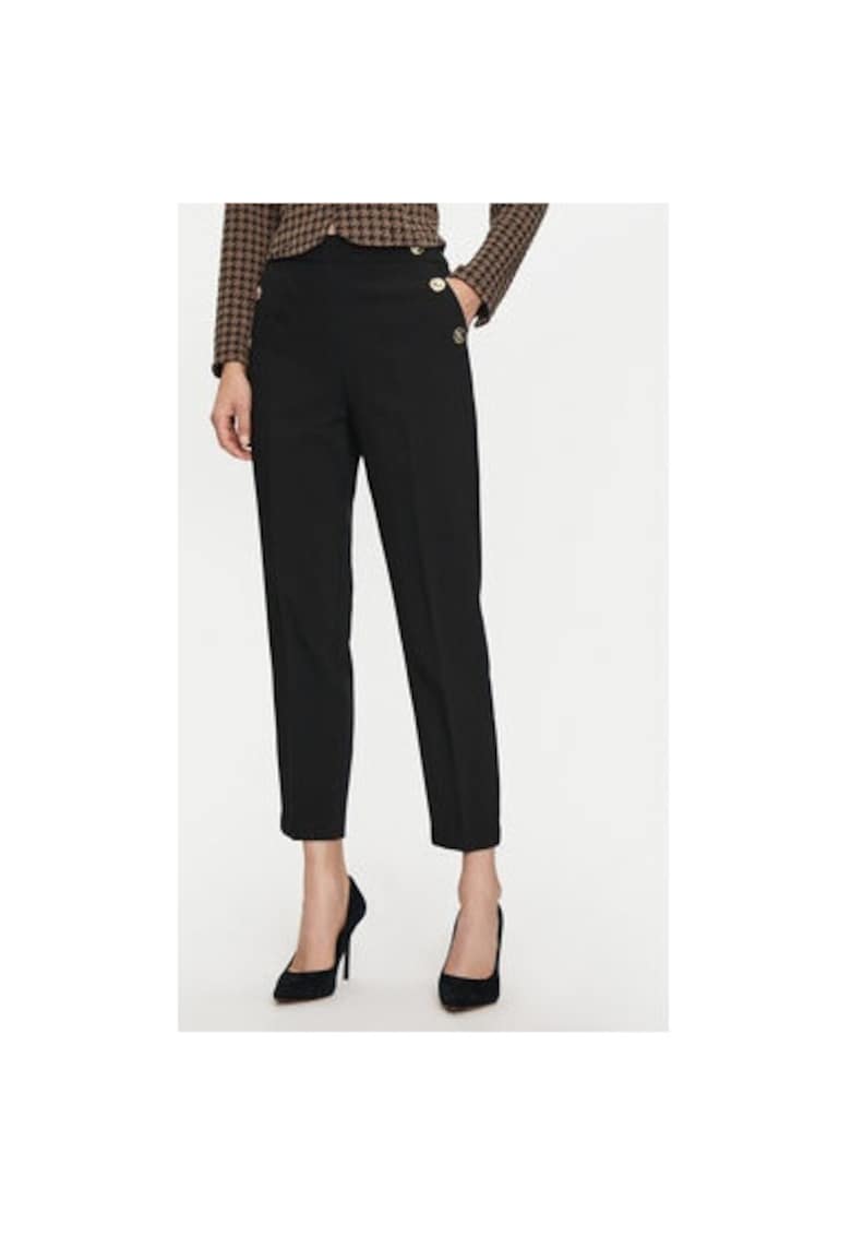 Pantaloni dama - 304863493 - Poliester/Viscoza - Negru Pantaloni dama - 304863493 - Poliester/Viscoza - Negru