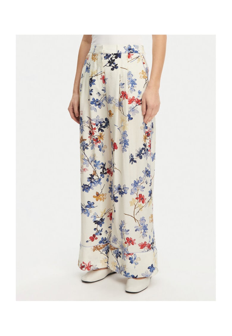 Munthe Pantaloni dama - 304893032 - Viscoza - Multicolor - Multicolor