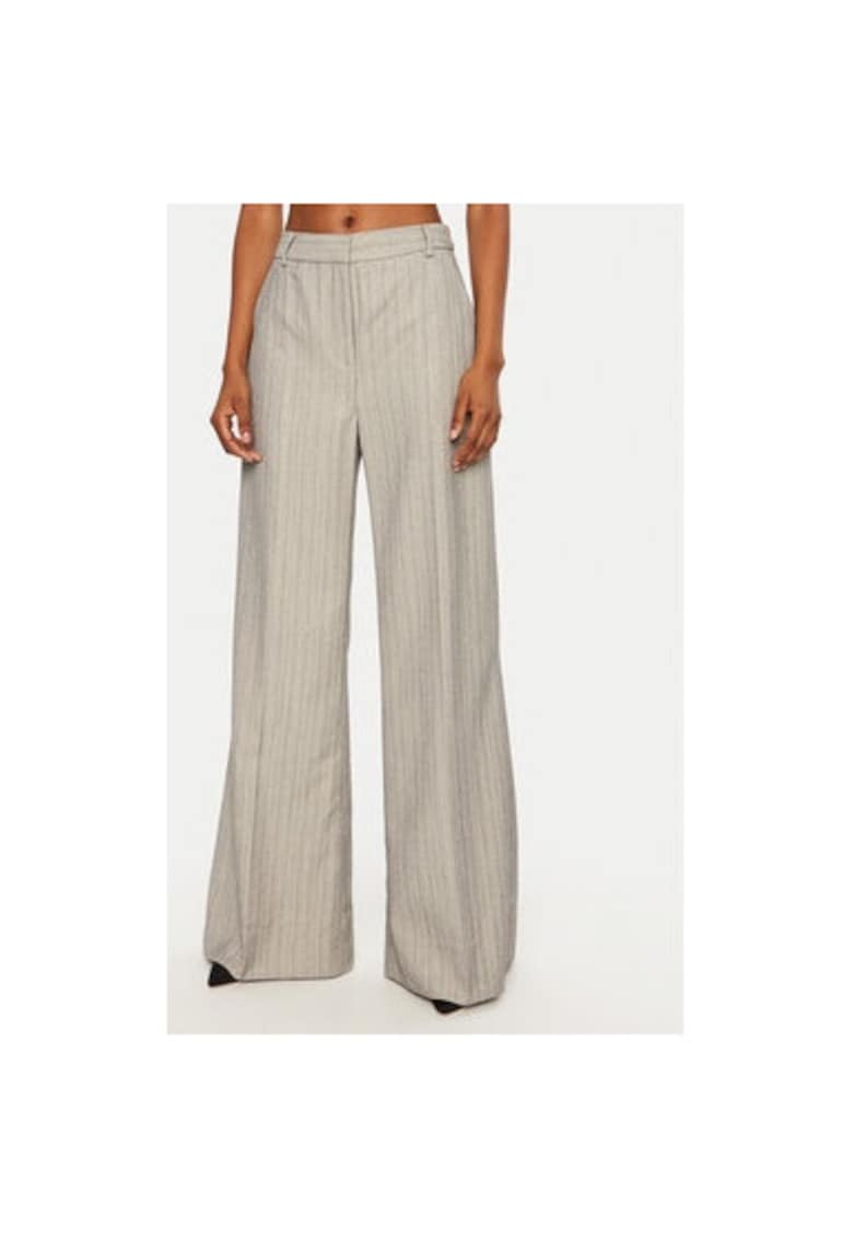 Pantaloni dama -  304891489 - Poliester - Gri