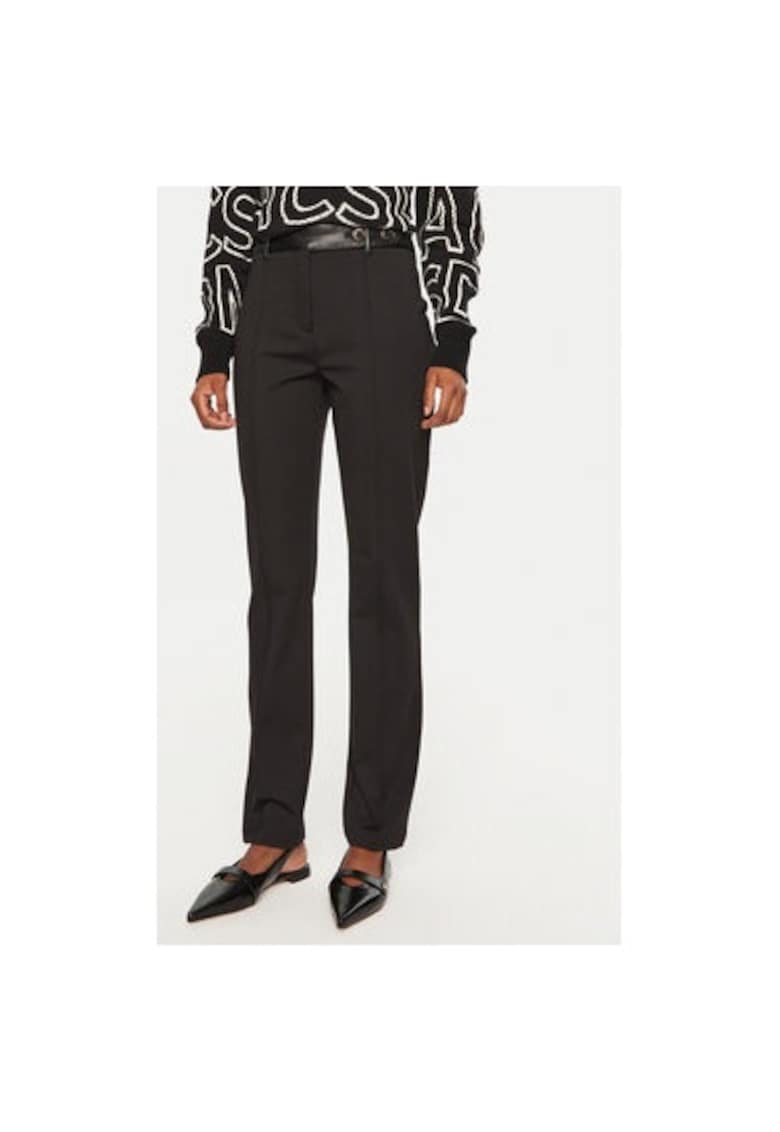 Pantaloni dama - 304796357 - Viscoza/Poliester - Negru Pantaloni dama - 304796357 - Viscoza/Poliester - Negru