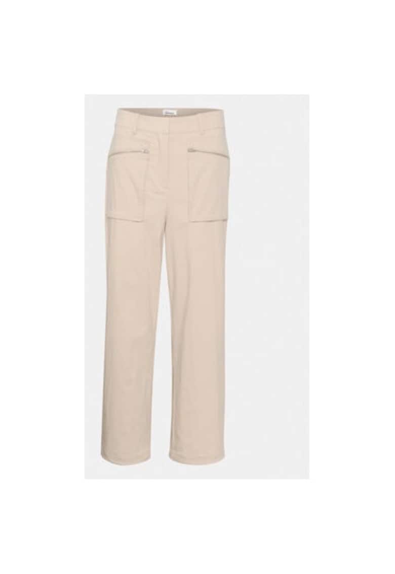 Pantaloni dama -  303553906 - Bumbac/Poliester - Bej Pantaloni dama -  303553906 - Bumbac/Poliester - Bej
