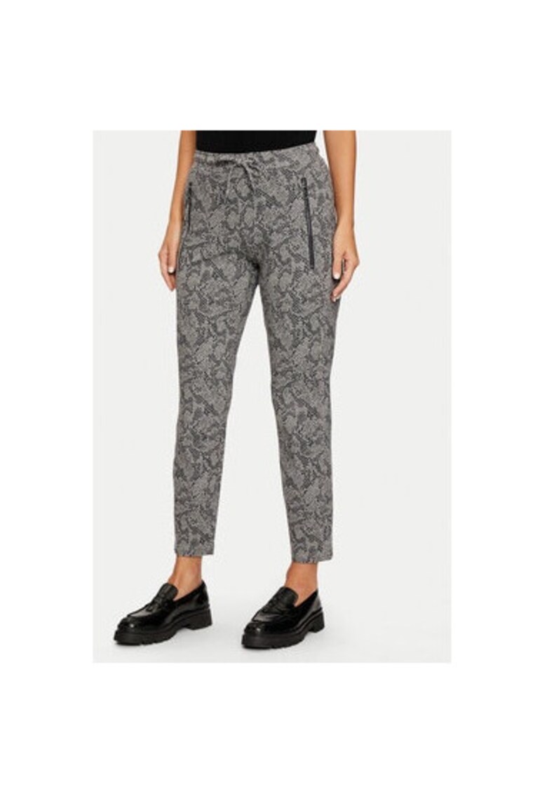 Pantaloni dama -  304695636 - Viscoza/Poliamida - Gri Pantaloni dama -  304695636 - Viscoza/Poliamida - Gri