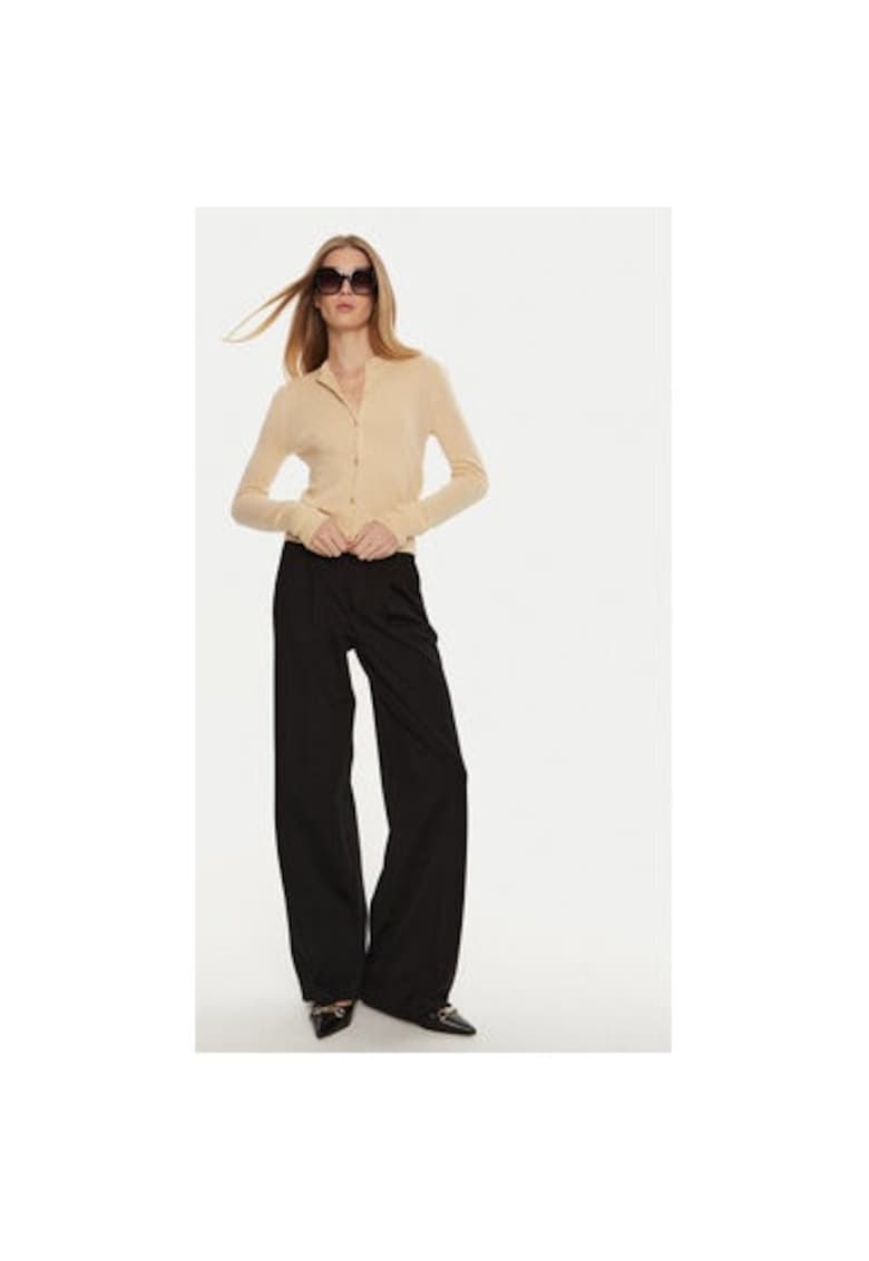 Pantaloni dama -  304525551 - Viscoza/Poliamida - Negru