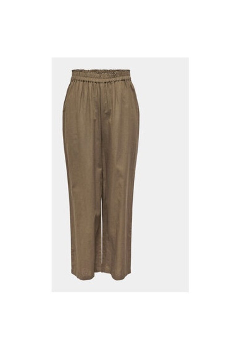 Pantaloni dama - 303321376 - In/Viscoza - Maro