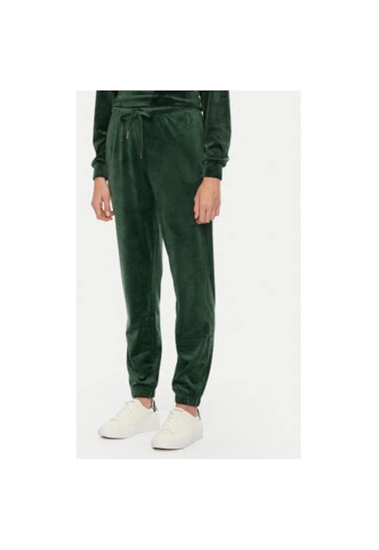 Pantaloni dama - 304685262 - Poliester recliclat - Verde - Verde