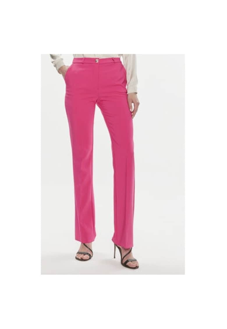 Pantaloni dama -  304218101 - Poliester - Roz
