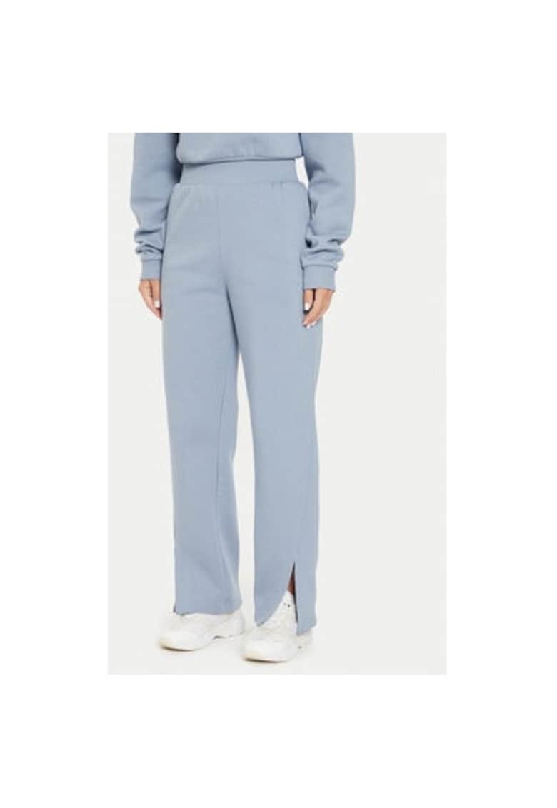 Pantaloni dama -  304552564 - Bumbac/Poliester - Albastru