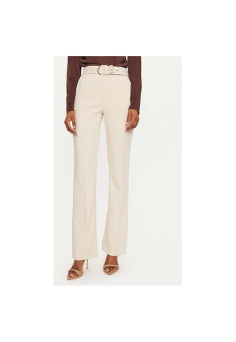 Pantaloni dama -  304917653 - Poliester/Viscoza - Bej