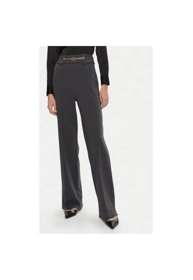 Pantaloni dama - 304787638 - Poliester - Gri Pantaloni dama - 304787638 - Poliester - Gri