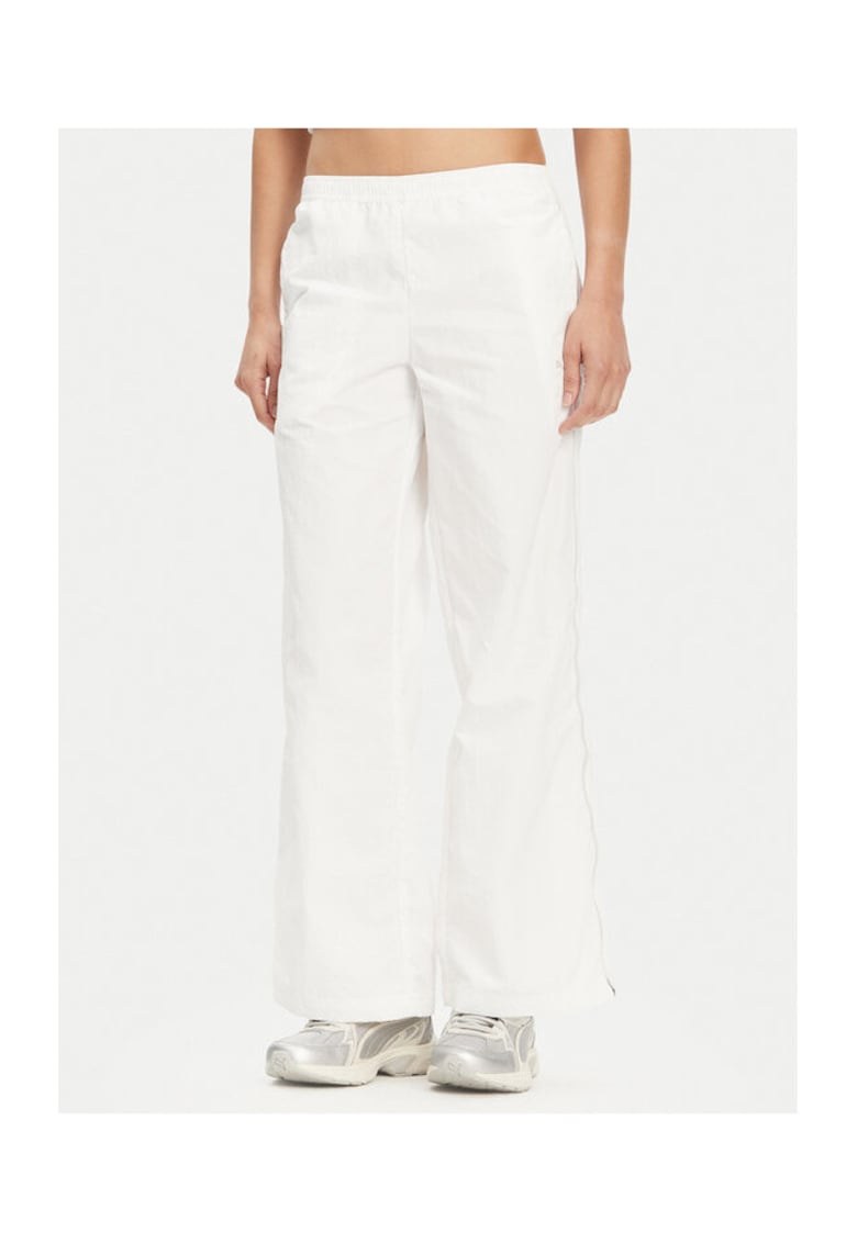Pantaloni dama - 304577796 - Nylon - Alb - Alb