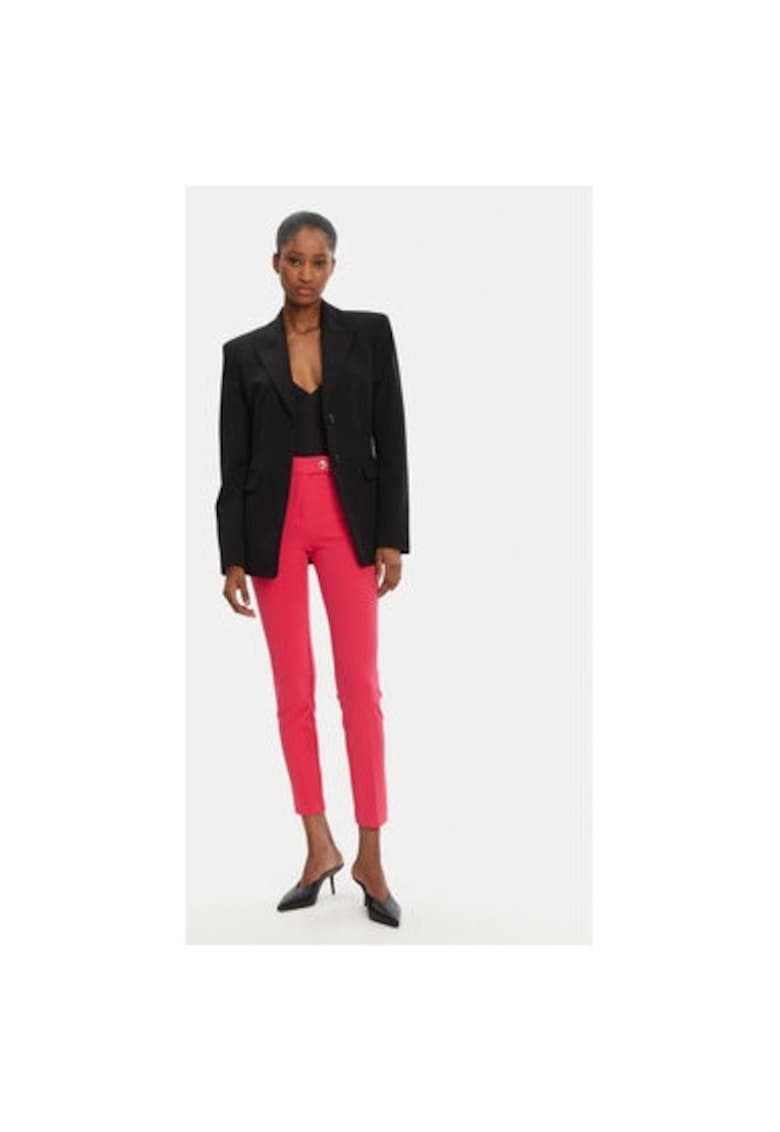 Pantaloni dama - 305266125 - Poliester - Roz Pantaloni dama - 305266125 - Poliester - Roz