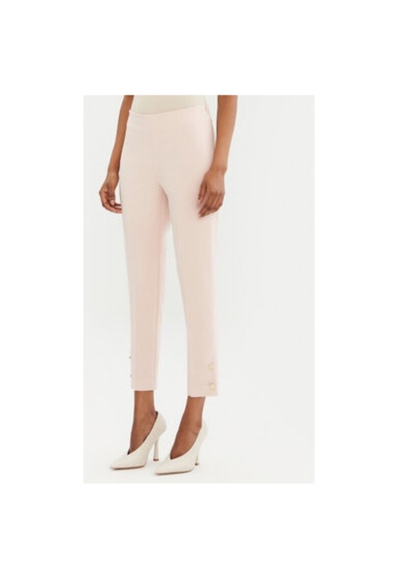 Pantaloni dama -  305264862 - Poliester - Roz