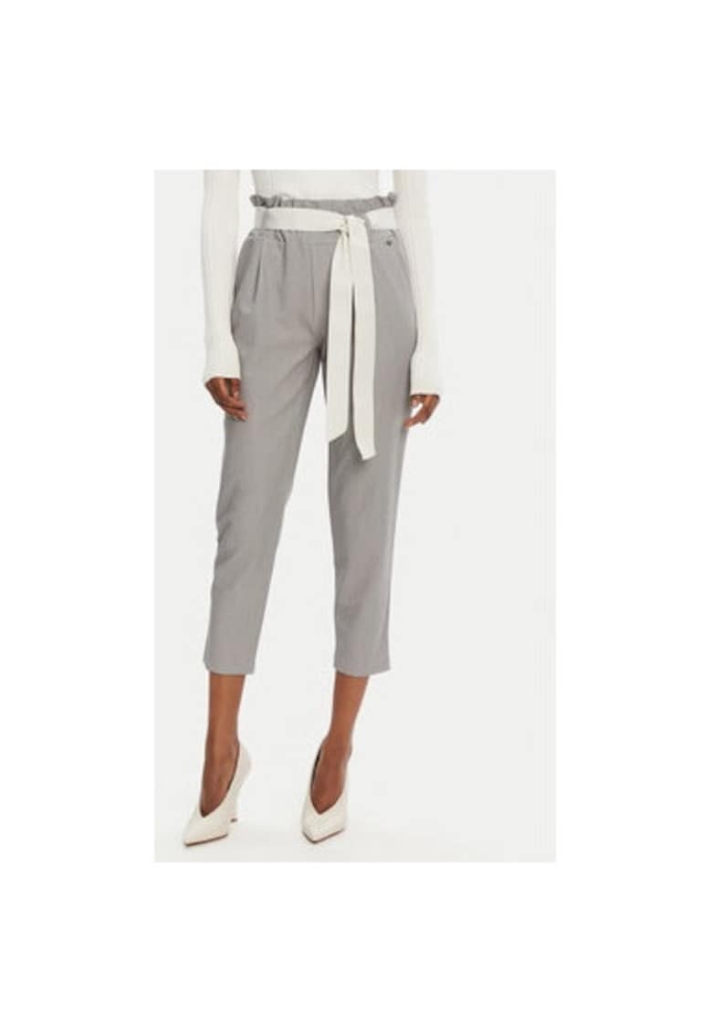 Pantaloni dama - 305265340 - Poliester/Viscoza - Gri Pantaloni dama - 305265340 - Poliester/Viscoza - Gri
