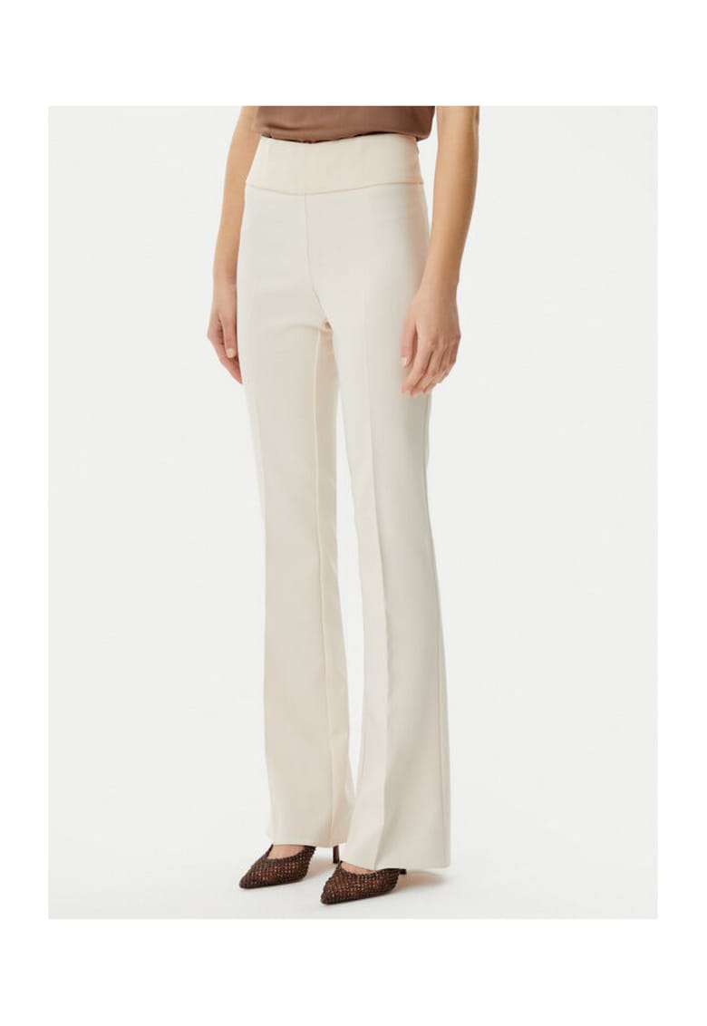Pantaloni dama - 305317957 - Poliester - Bej - Bej