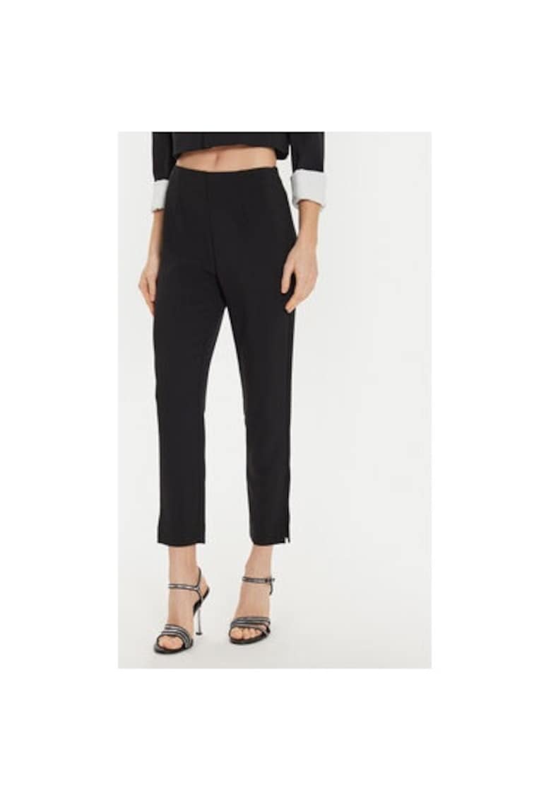 Pantaloni dama -  304919695 - Poliester - Negru