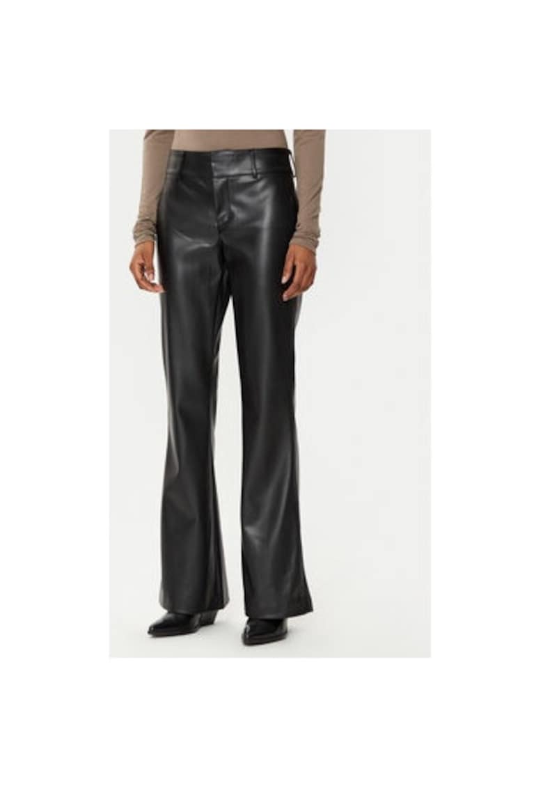 Pantaloni dama - 304386640 - Piele ecologica - Negru Pantaloni dama - 304386640 - Piele ecologica - Negru