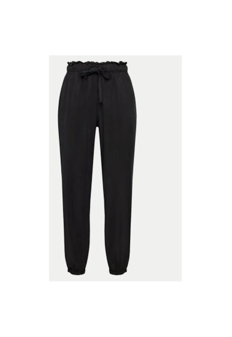 Pantaloni dama -  304100277 - Lyocell - M INTL - Negru