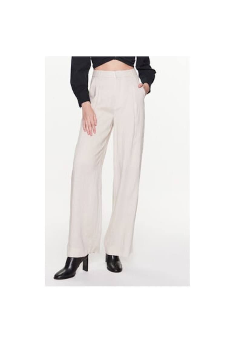 Pantaloni dama -  302083930 - Lyocell/In - Bej