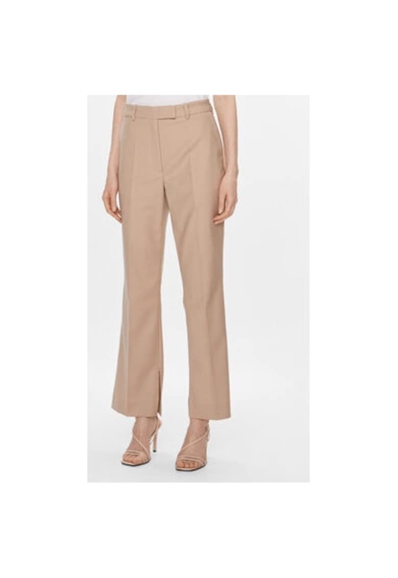 Pantaloni dama - 303619572 - Poliester/Lana - Bej Pantaloni dama - 303619572 - Poliester/Lana - Bej