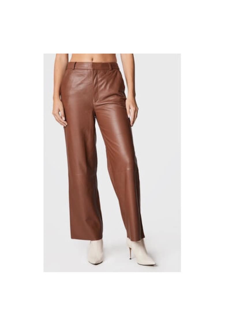 Pantaloni dama - 300816905 - Piele naturala - 36 EU - Maro Pantaloni dama - 300816905 - Piele naturala - 36 EU - Maro