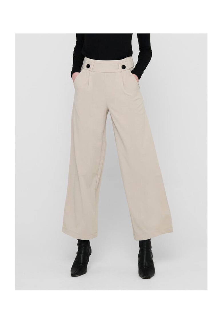 Pantaloni dama - 301833048 - Poliester - Gri
