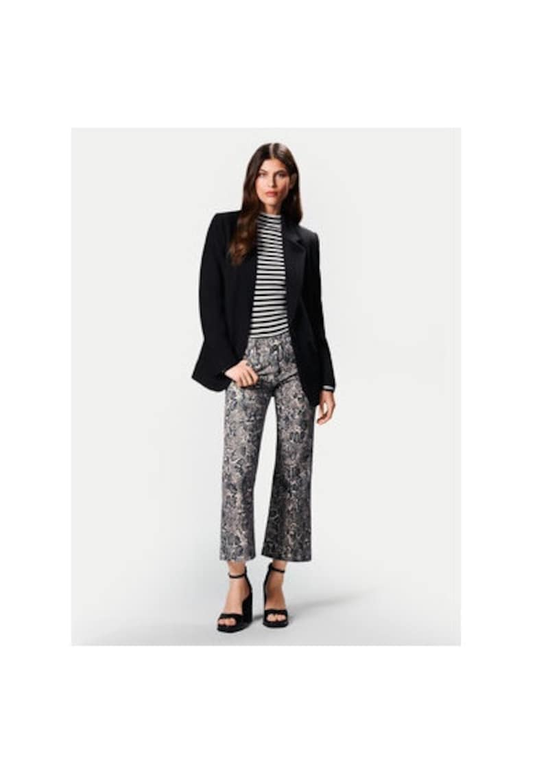 Pantaloni dama - 305183040 - Bumbac - Maro - Maro