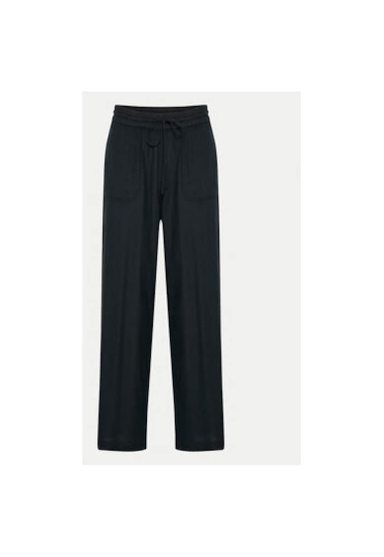 Pantaloni dama - 303582203 - Viscoza/In - Negru - Negru