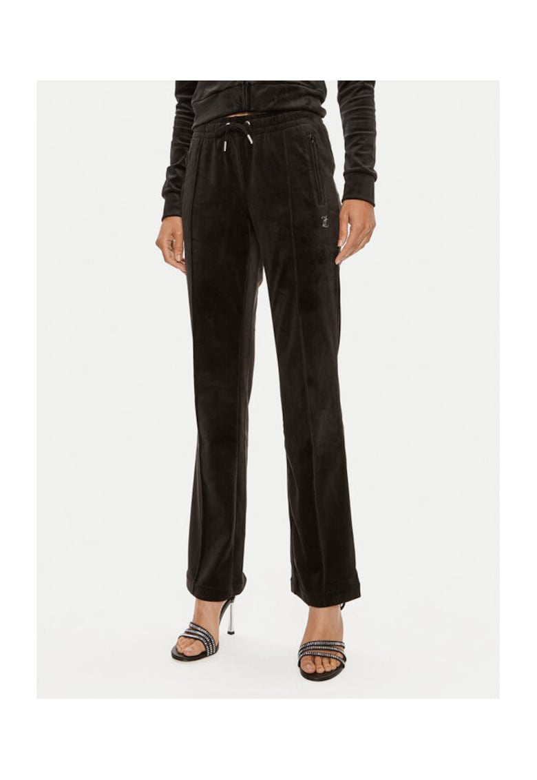 Pantaloni de trening dama JCAPW045 - Poliester/Elastan - Negru - Negru