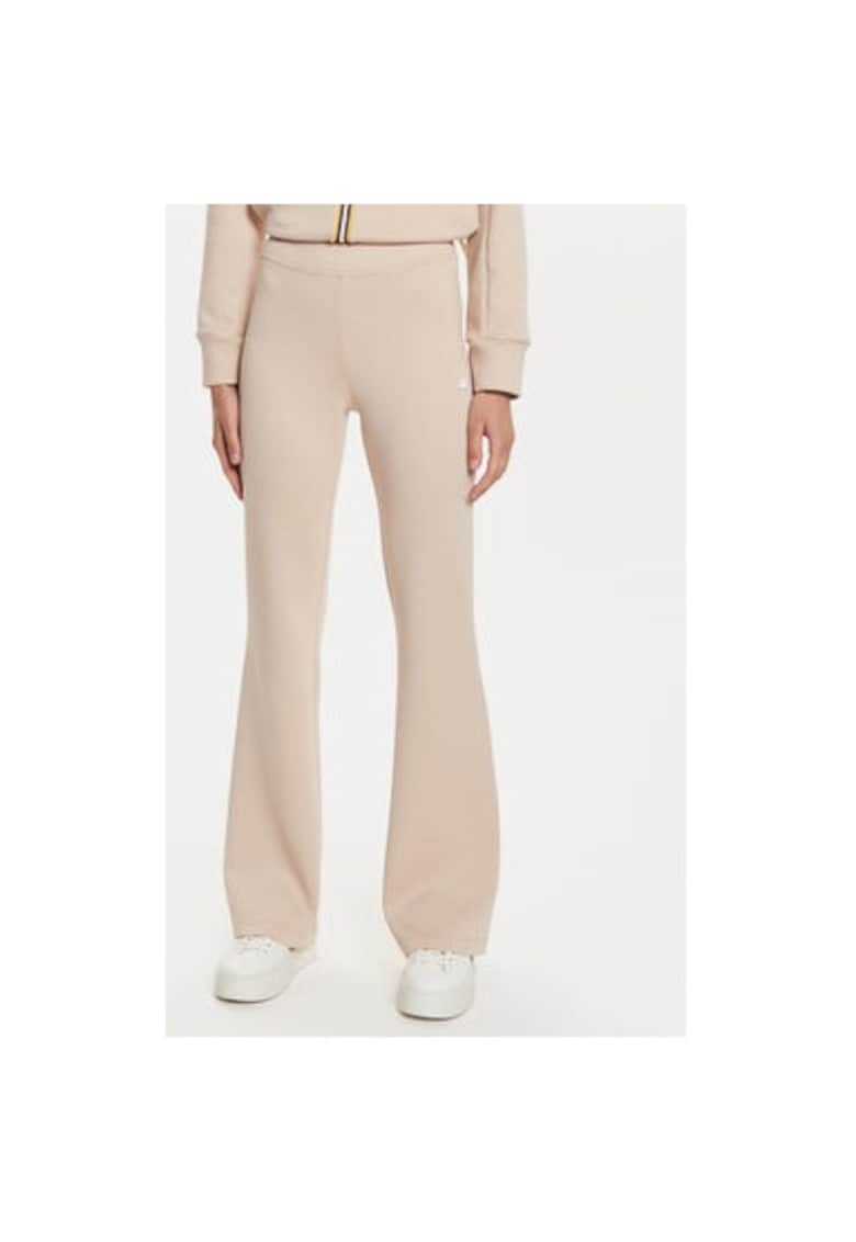 Pantaloni dama - 304584343 - Poliester - Roz - Roz