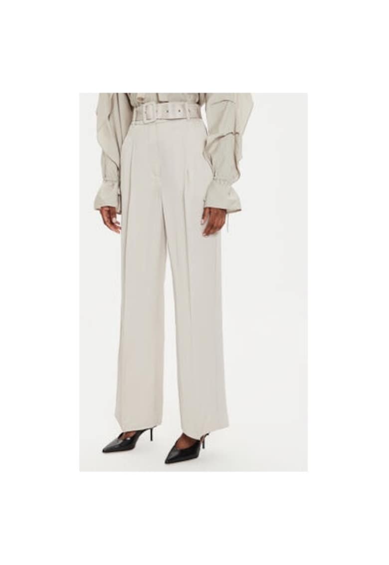 Pantaloni dama -  303941321 - Viscoza/In - Bej