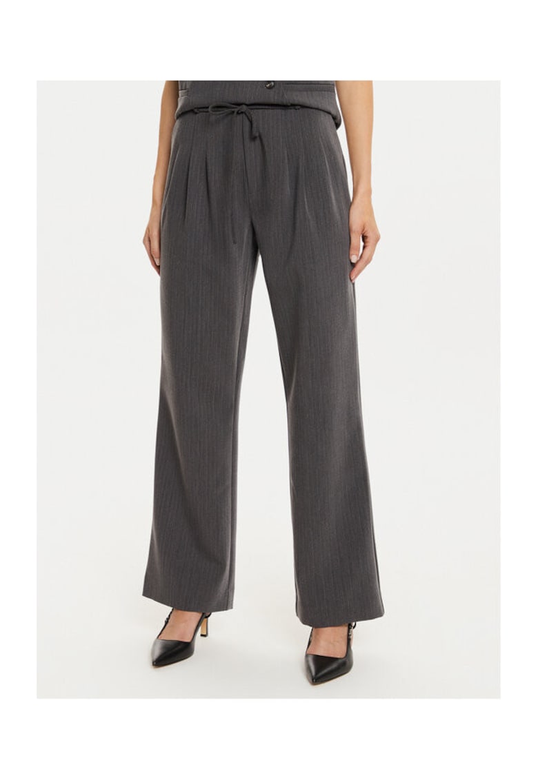 Pantaloni dama - 304176784 - Poliester/Viscoza - Gri - Gri