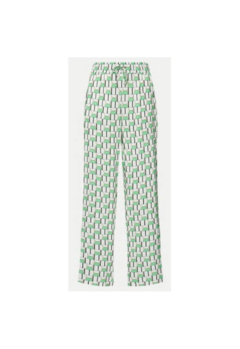 Pantaloni dama - 303698539 - Viscoza - Verde Pantaloni dama - 303698539 - Viscoza - Verde