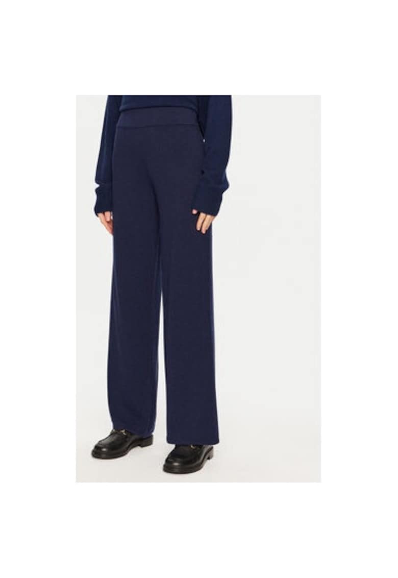 Pantaloni dama - 304880599 - Poliamida/Viscoza/Lana - One Size INTL - Albastru