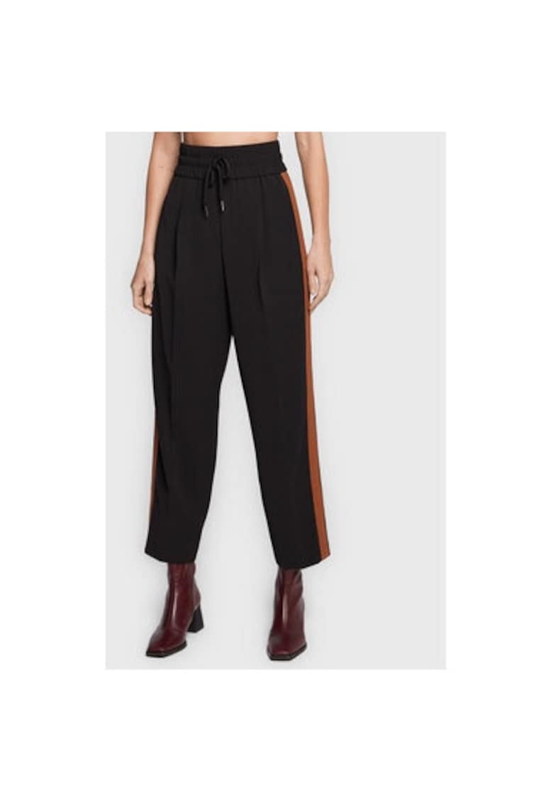 Pantaloni dama - 301359166 - Poliester - Negru Pantaloni dama - 301359166 - Poliester - Negru