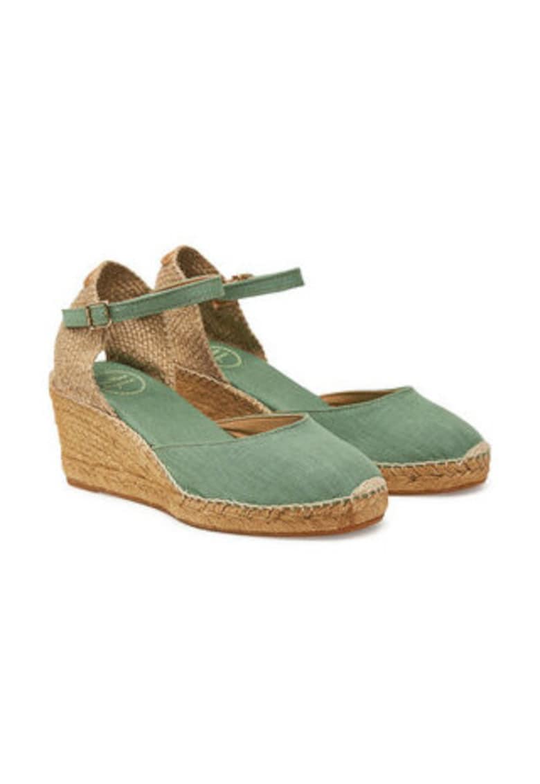 Mocasini dama  textil - verde Mocasini dama  textil - verde
