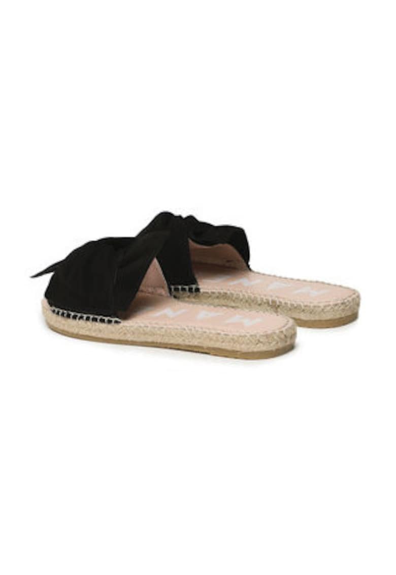 Espadrile dama  piele naturala - negru