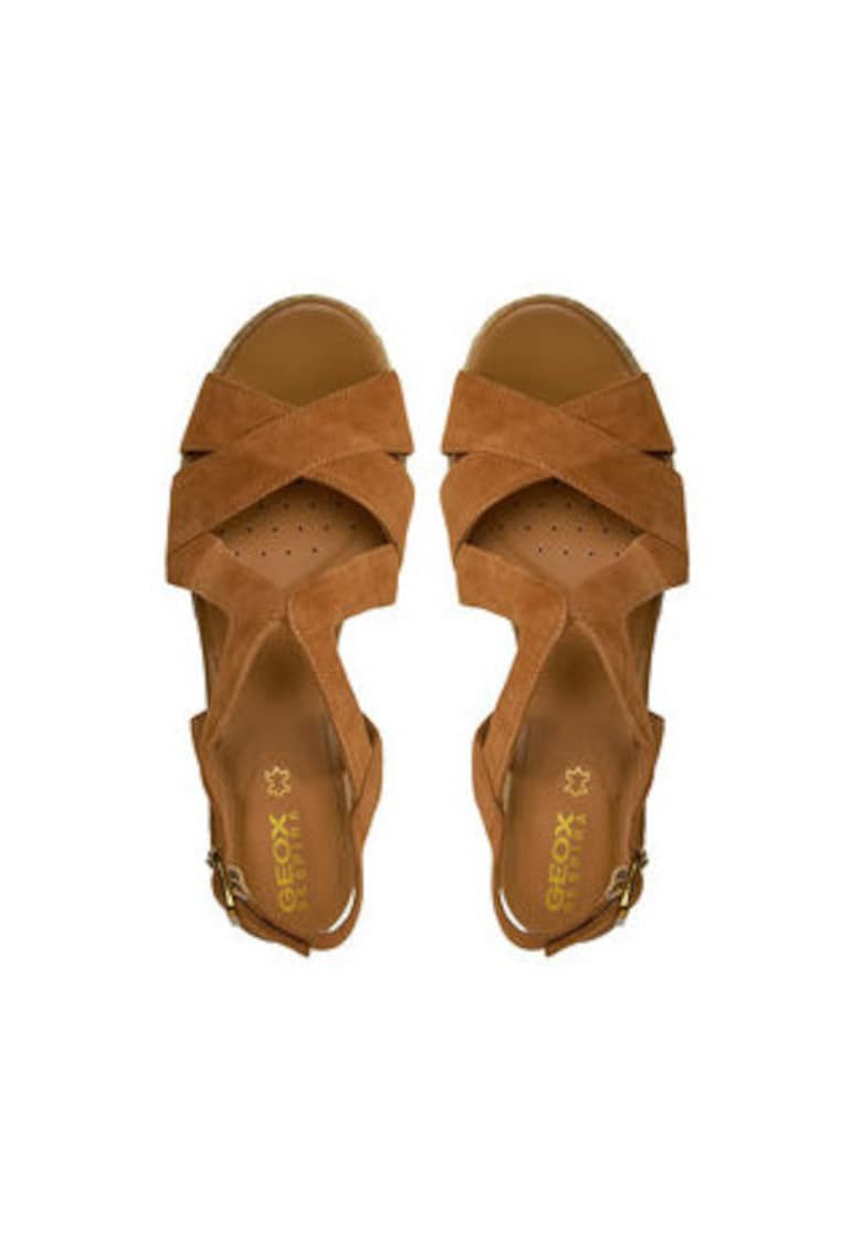 Espadrile dama  piele naturala - maro