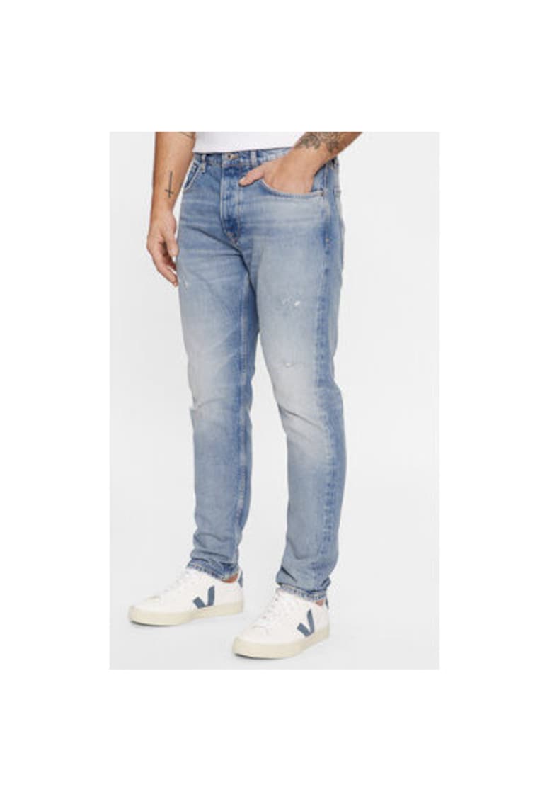 Blugi barbati - 303578121 - Bumbac - Albastru - Albastru