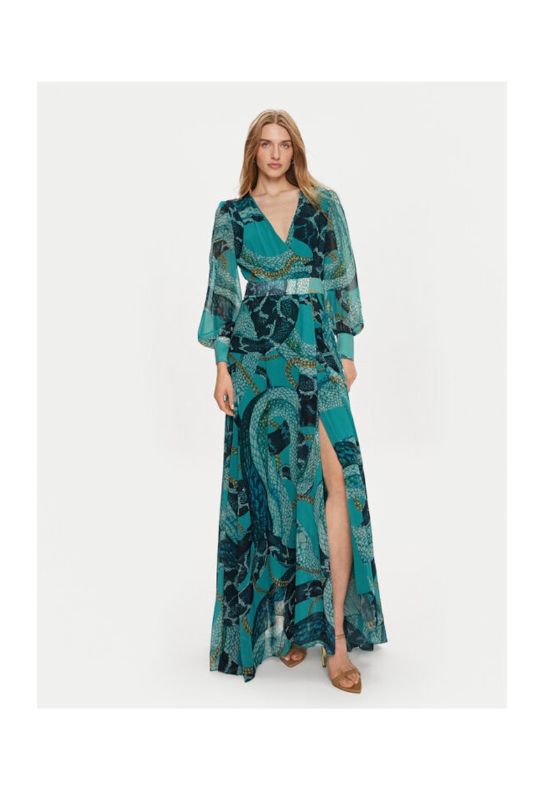 Rochie dama - 303690755 - Poliester - Verde - Verde