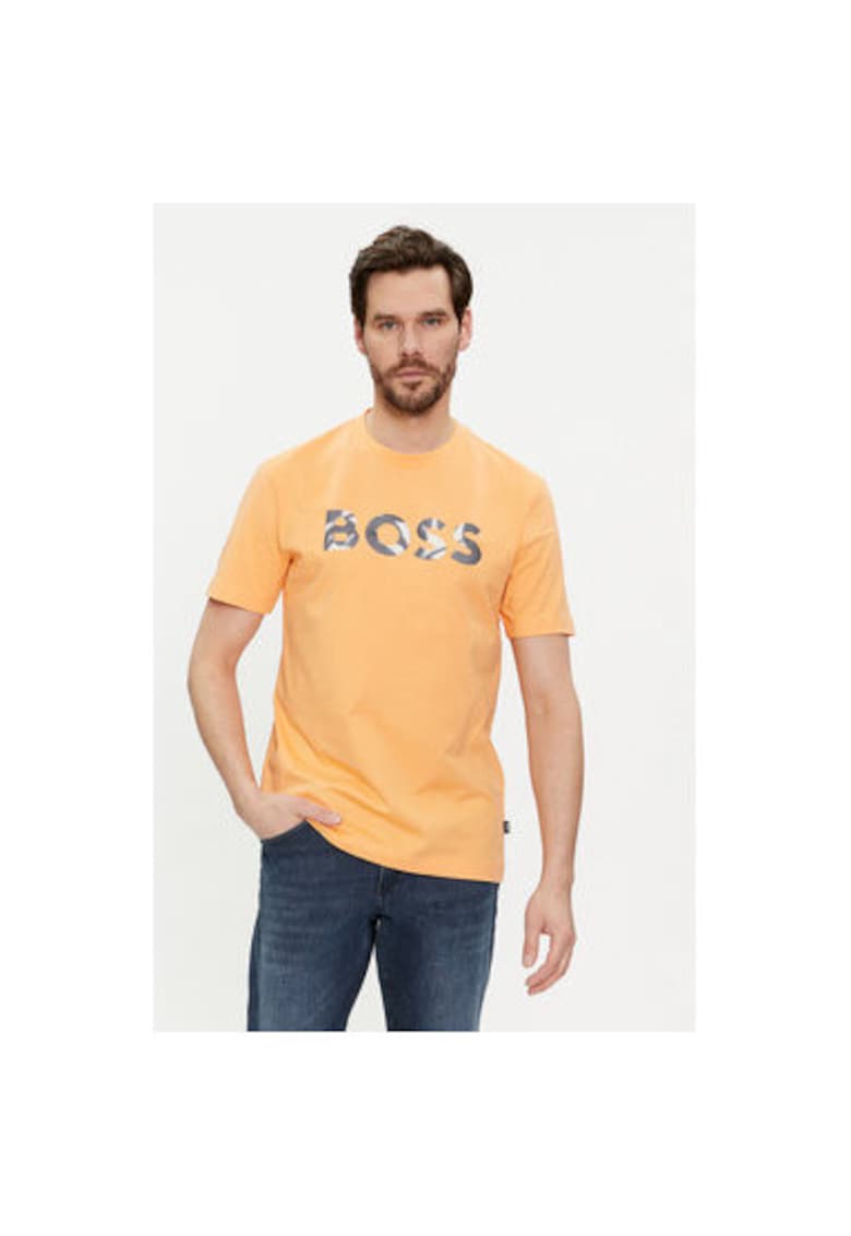 Tricou barbati -  303675042 - Bumbac - Portocaliu