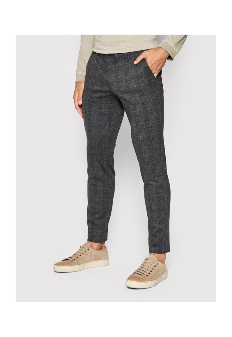 Pantaloni barbati - 209454192 - Negru - Negru