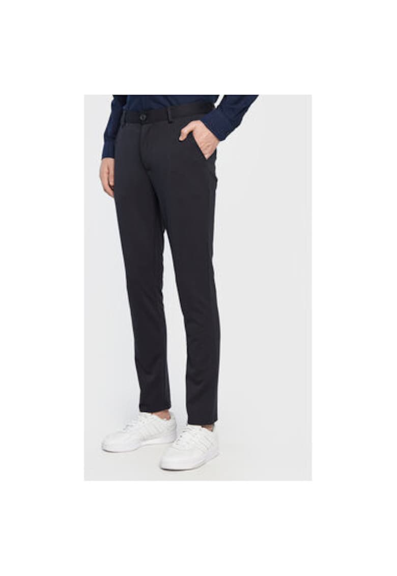 Pantaloni Barbati -  300787618 - Poliester - Viscoza - Albastru Pantaloni Barbati -  300787618 - Poliester - Viscoza - Albastru