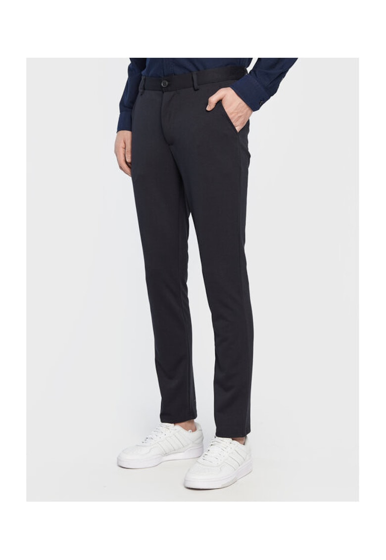 Pantaloni Barbati - 300787618 - Poliester - Viscoza - Albastru - Albastru